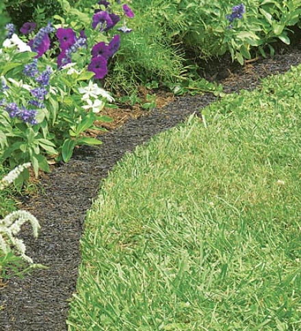 Amercian-made Perma Mulch Recycled Rubber Border4-1/2&quoy;w X 8'lbuy 2 Or More At $19.95