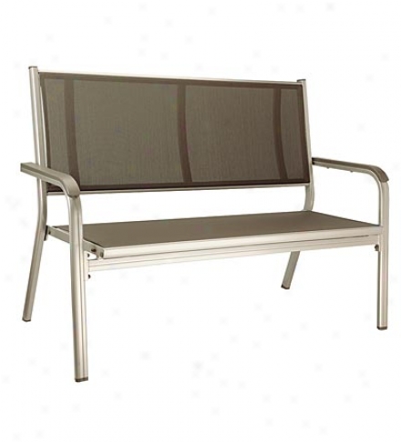 Baeic Plus Aluminum Frame Bench With Sling Seat