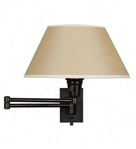 Basic Space-saving Swing-arm Wall-mounted Reading Lamp