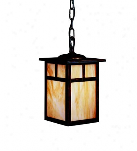 Brass Outdoor Pendant Light In Canyon View Finish