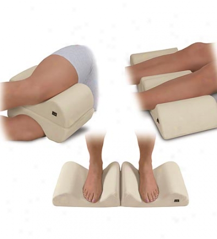 Butterfly-shaped 3-in-1 Massaging Leg Pillow