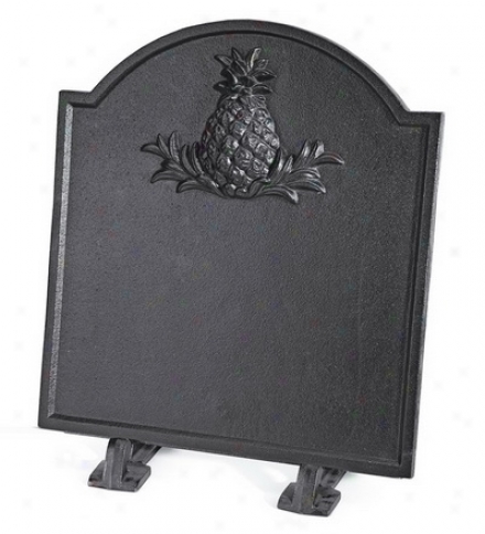 Cast Iron Pineapple Fireplace Fireback