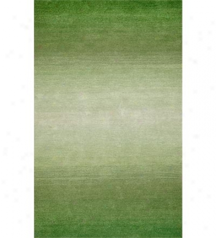 Colorful Handmade 5' X 8' Wool Ombre Rug