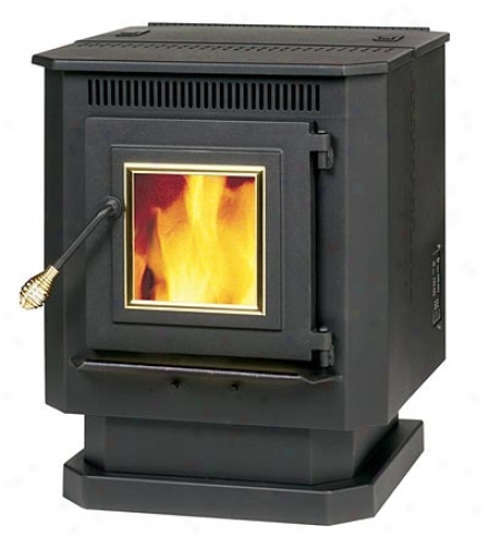 Compact Pellet-burning Stove, 1,500 Sq. Ft..