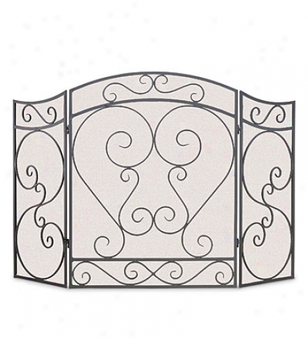 Country Scroll Hearth Screen