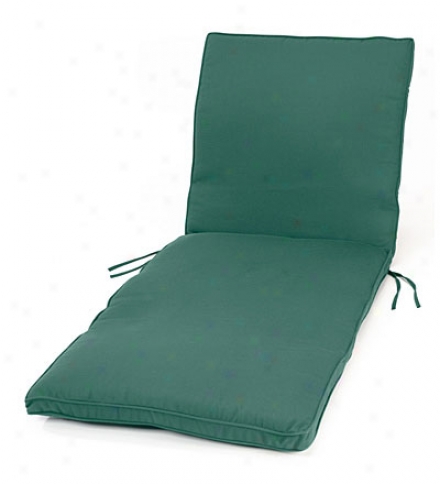 Deluxe Chaise Cushuon With Ties74-1/4" X 23-1/4" X 3-1/4", Hinge At 46"