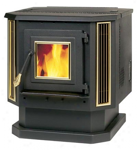 Deluxe Pellet-burning Stove, 2,200 Sq. Ft.