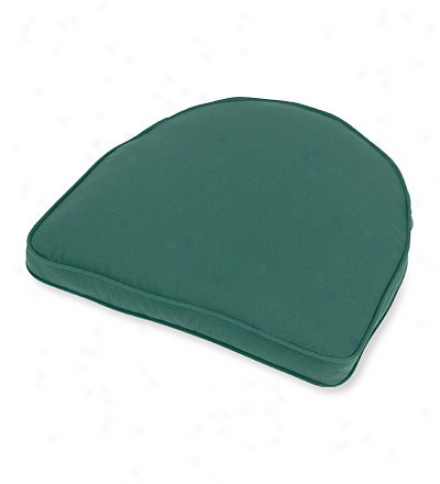 Deluxe Tapered Rounded Back Chair Cushion, No Ties17-1/2" X 15-1/2" X 3"