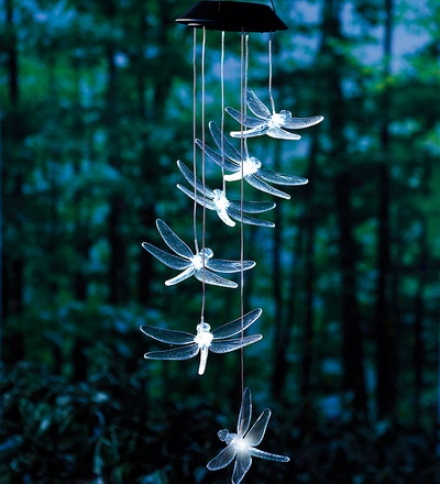 Dragonfly Solar Mobile With Bright Leds