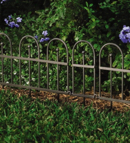 Easy-locking Garden Or Flower Bed Iron Fence Edging