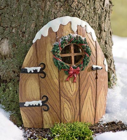 Elfin Chrismas Door