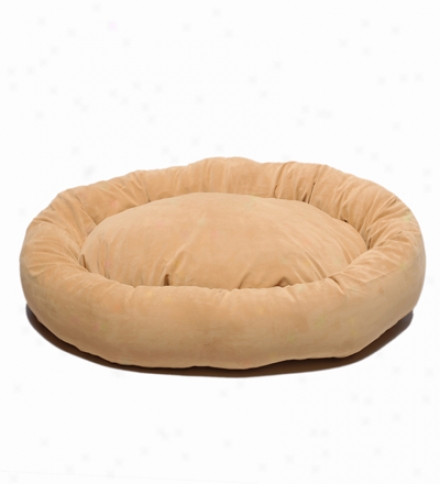 Extra Large Microfiber Bagel Bed