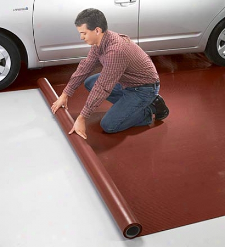 G-floor#174; Polyvinyl Garage Floor Protector, 7-1/2 X14'