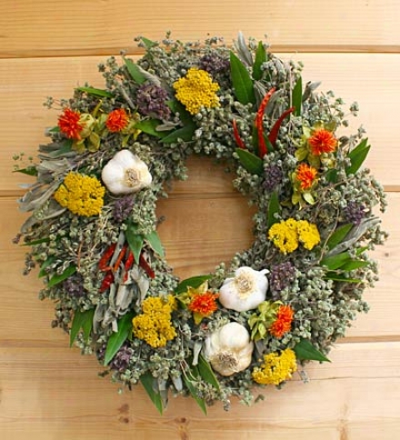 Garlic Herb Wreath