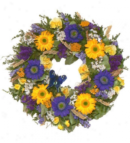 Gerber Daisy Wreath