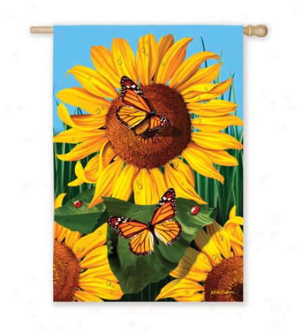 Golden Wonders Garden Flag 12-1/2"w X 18"l