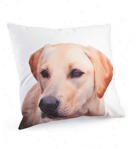 Labrador Photo-printed Throw Pillows