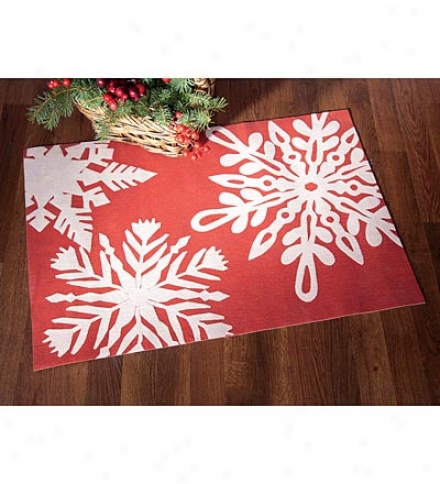 Lamontage??? Polyester Indoor/outdooe Snowflake Rug By Liora Manne