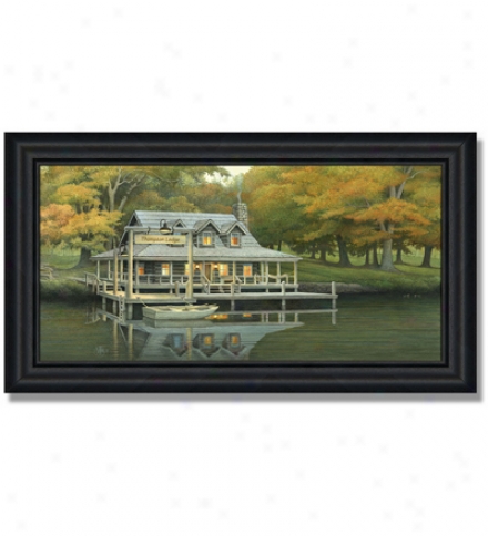 Large 'lake House' Personalized Print