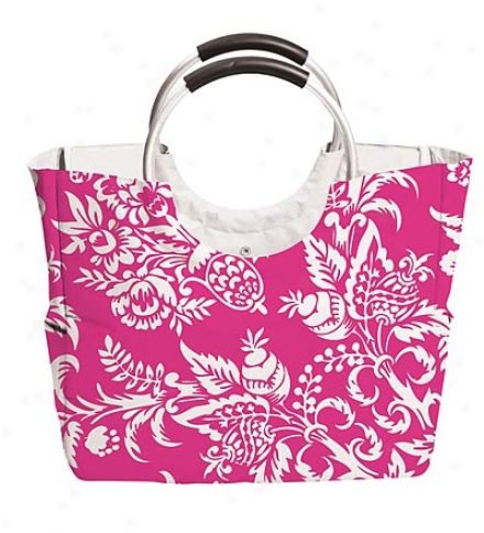 Large Insulated Print Tote With Handles