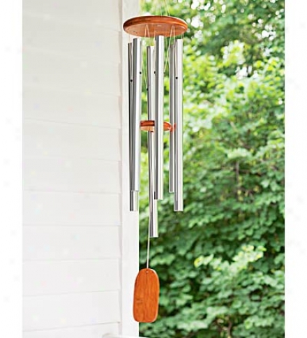 Large Weather-resistant Aluminum And Bamboo Amazing Grace Toen Wind Chime Buy 2 Or Greater degree At $46.95 Each