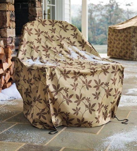 Leaf Print Outdoor Furniture All-weather Cover For Adirondack