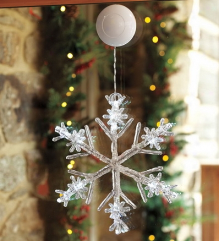 Lighted Led Holiday Indoor Or Outdoor Snowflake Drcoration