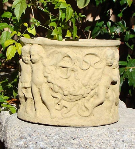 Made In Usa Caqt-stone Angel Cherub Planter