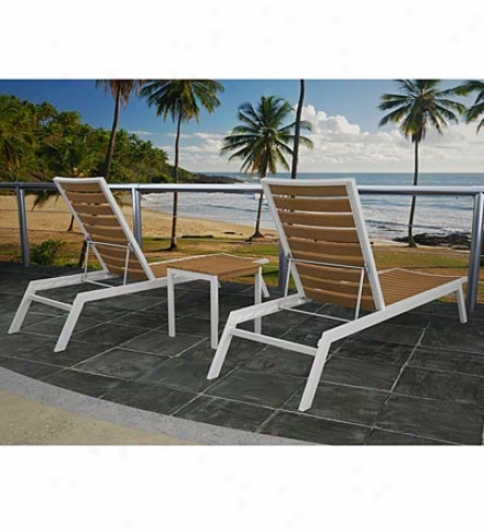Made In Usa Waether-resistant Euro Plastique Chaise