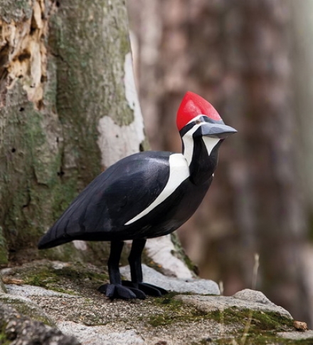 Madison Meadows Polyresin Woodpecker Garden Sculpture