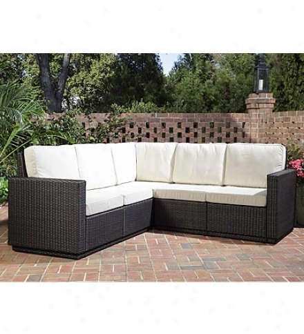 Madison Outdoor 5 Seat L Shaped Sofa