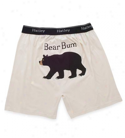 Men'q "bear Bum" Cotton Jersey Boxers