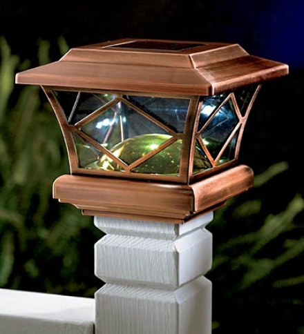 Mission Solar Post Cap Light