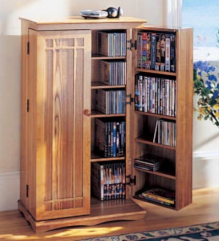 Mission-style Wood Storage Cabinet In the opinion of Hand-rubbed Oil Finish