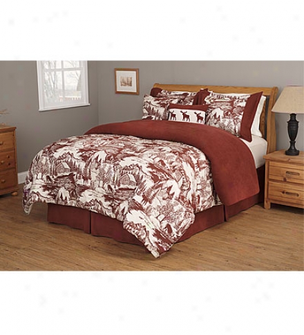 Northwest-style Queen Woodland 4-piece Comforter Set