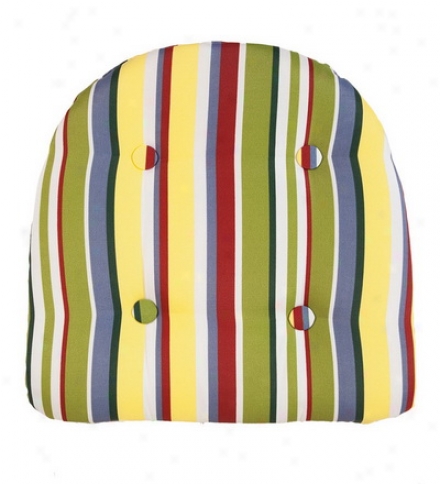 Outdoor Weather Resistant Tufted Chair Cushion