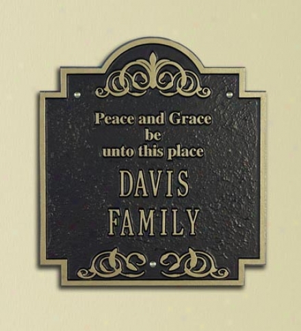 Peace And Grace Plaque