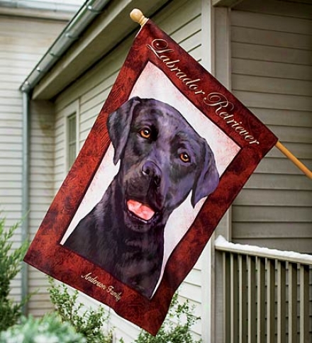 Personalized Dog Breed House Flag