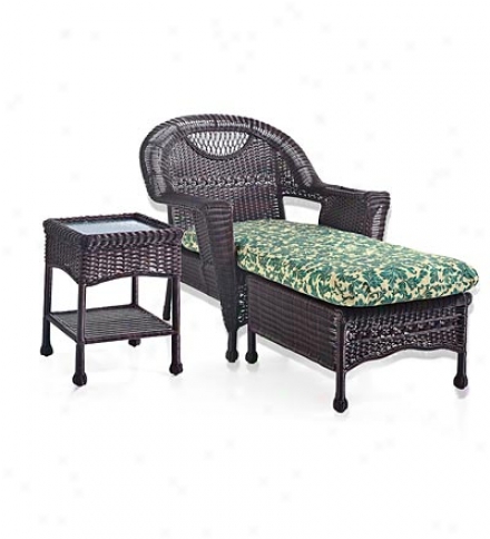 Prospect Eminence Outdoor Resin Wicker Chaise Lounge