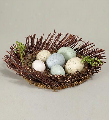 Realistic Bird Nest D&#233;cor