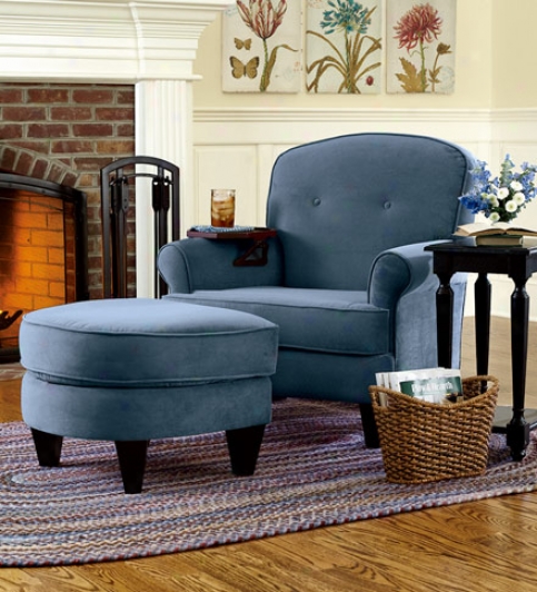 Reno Chair & Ottoman Set