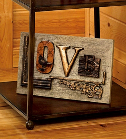 Resin Love Plaque