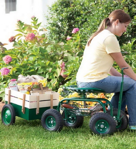 Rolling Scoot-n-do Garden Seat