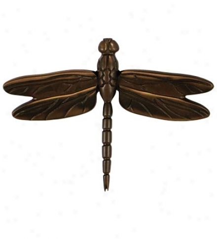 Sand-cast Dragonfly Door Knocker By Michael Healy