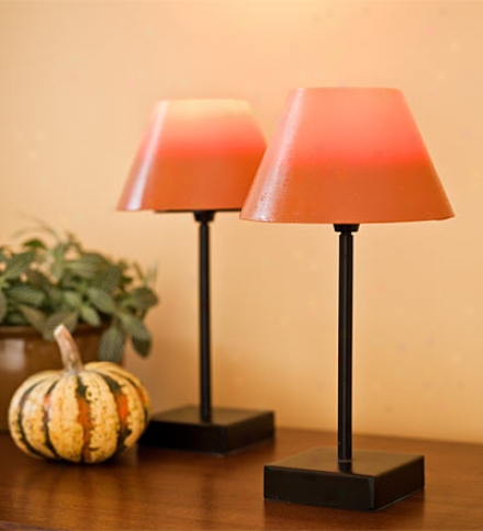 Set Of 2 Increase  Candle Lamps