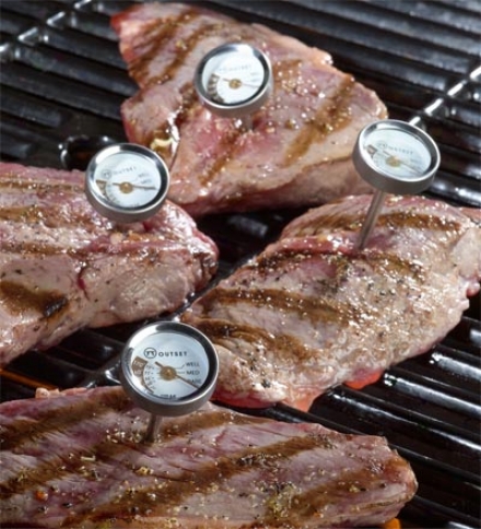 Set Of 4 Internal Steak Thermometers