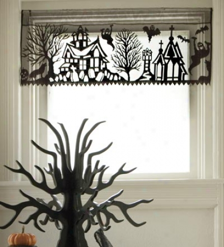 Spooky Hollow Valance