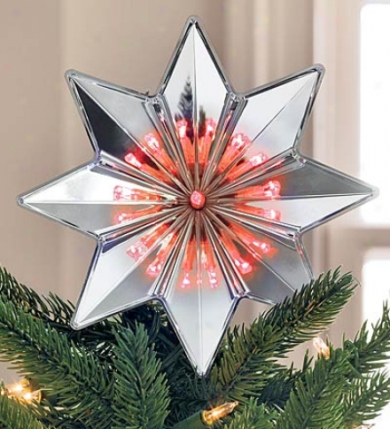 Starburst Color Changing Led Lit Tree Topper