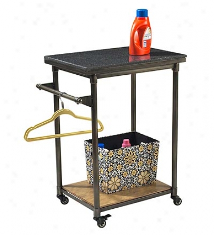 Thornhill  Small Kitcheb And Laundry Cart With Granite Top