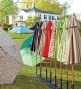 11&#39; Deluxe Hardwood And Sunbrella&#153; Market Umbrella